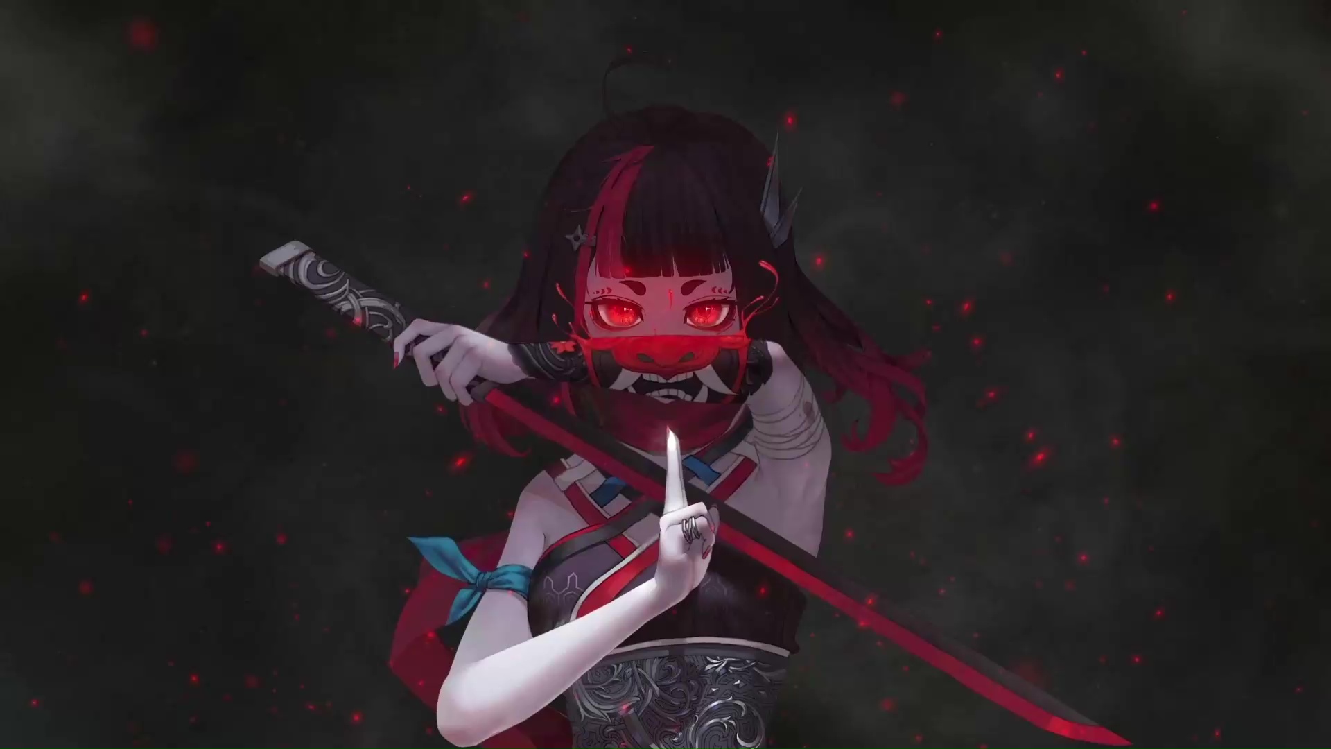 Japanese masked heroine