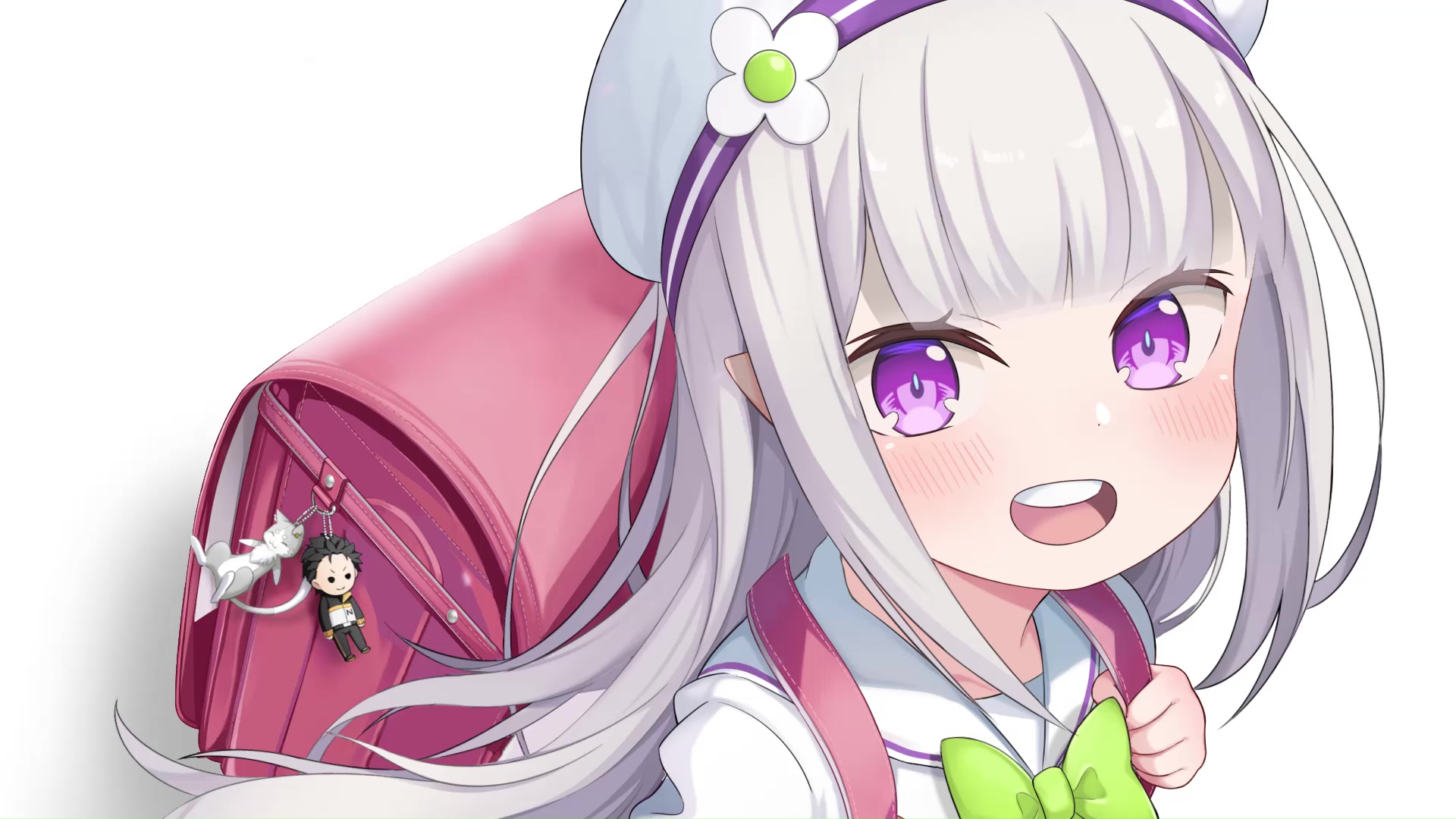 Emilia Loli Re Zero Live Wallpaper Moewalls