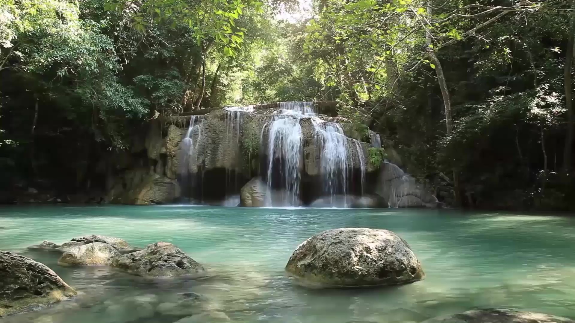 Музыка природы видео. Анимация природа. Живая природа водопады. Водопады красивые и живые.