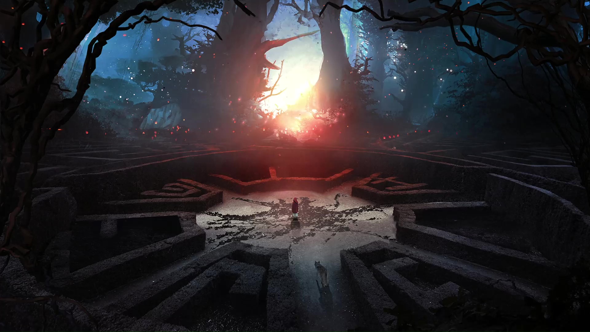 Forest Maze Live Wallpaper - MoeWalls