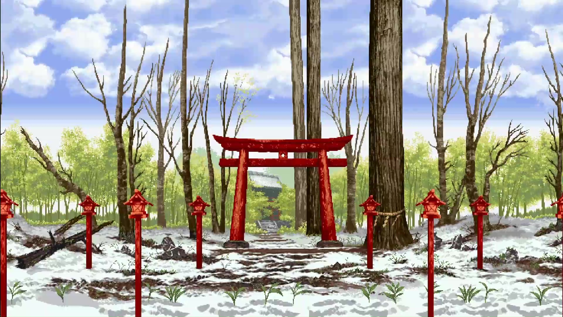 Torii Gate Ninja Master's Pixel Live Wallpaper   MoeWalls