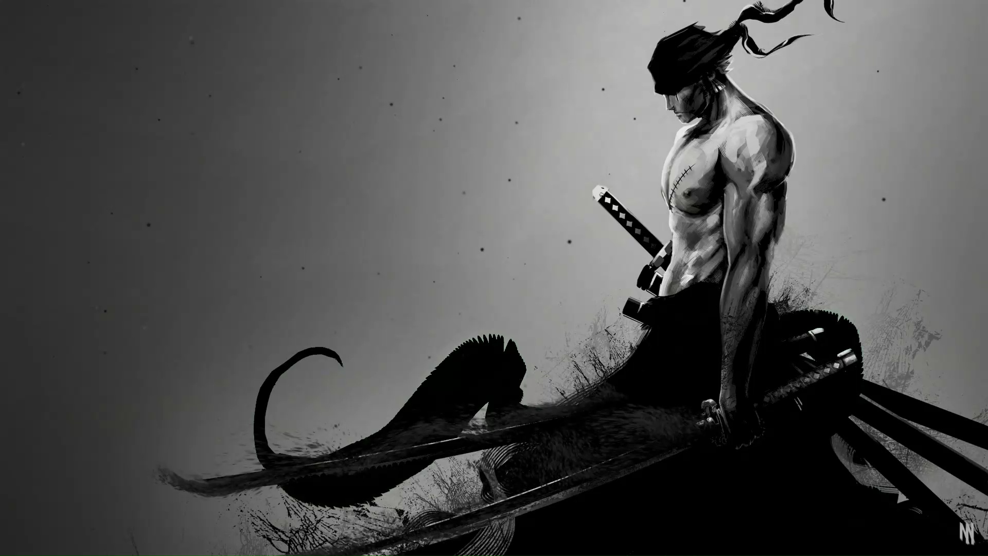 One Piece Black And White  One piece photos One piece wallpaper iphone  Black and white one piece