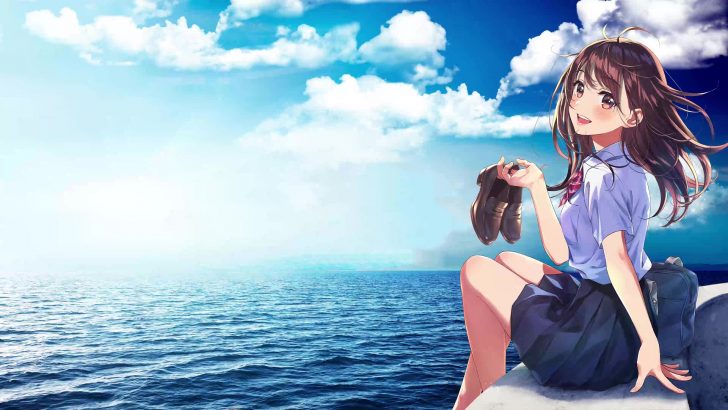 Anime Ocean GIF - Anime Ocean Night - Discover & Share GIFs