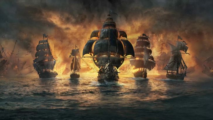 The Assassin Creed Pirate Ships In The Water Background, Picture Of Pirate  Ships, Ship, Pirate Background Image And Wallpaper for Free Download