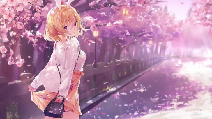 Wallpaper : anime girls, cherry blossom, smiling, Taya Oco 1476x2007 -  ThorRagnarok - 1962327 - HD Wallpapers - WallHere