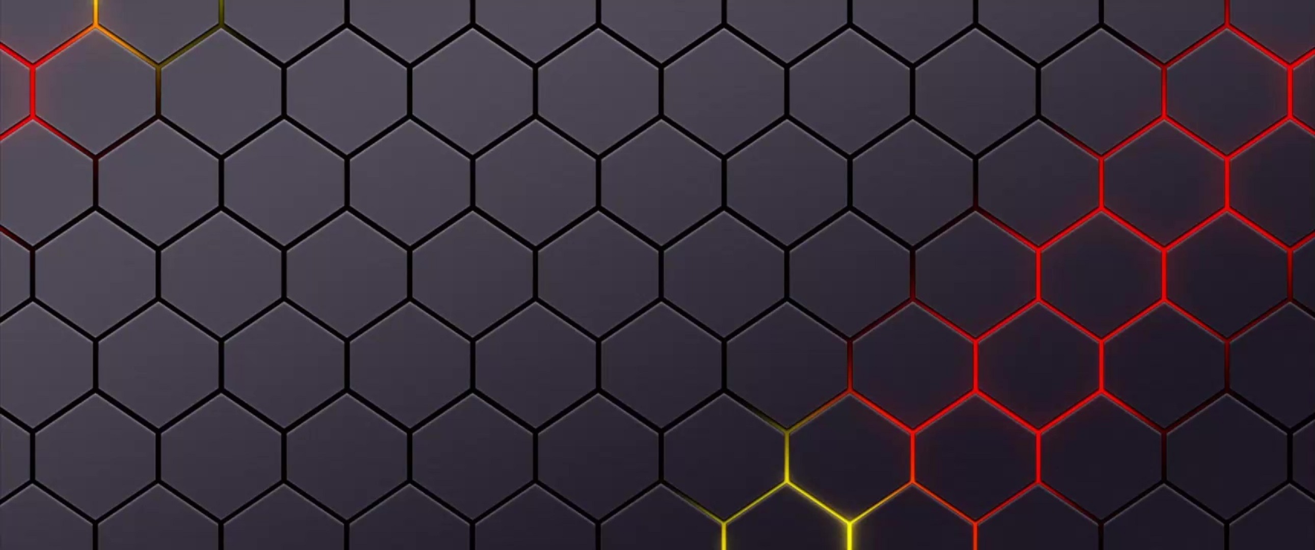 Hexagons Wallpaper 4K Colorful blocks Patterns 2286