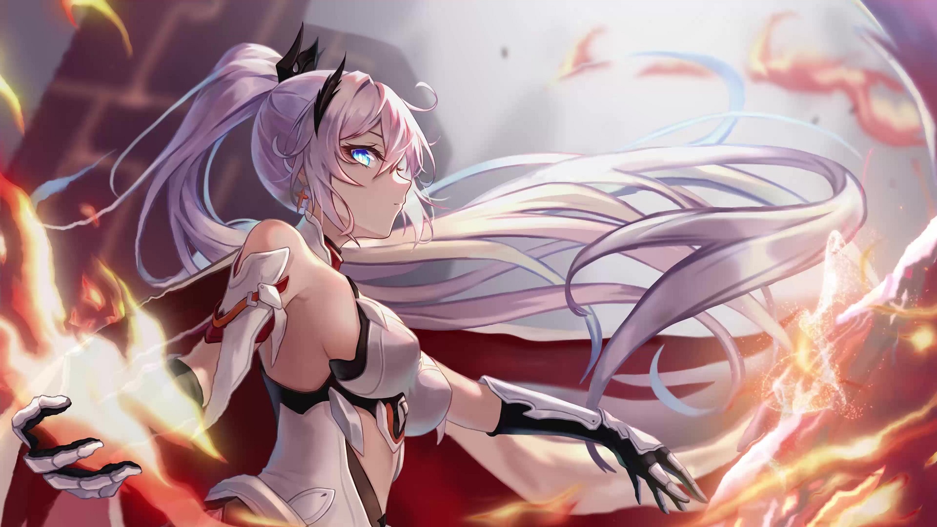 Kiana Kaslana Herrscher Of Flamescion Honkai Impact 3rd Live Wallpaper Moewalls 1891