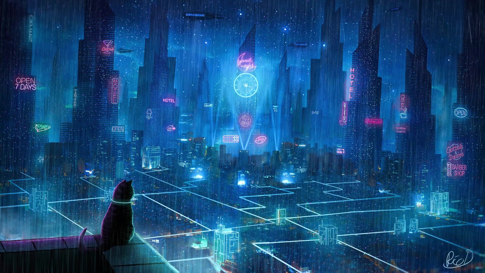 Cyberpunk Tears In Rain Live Wallpaper Free