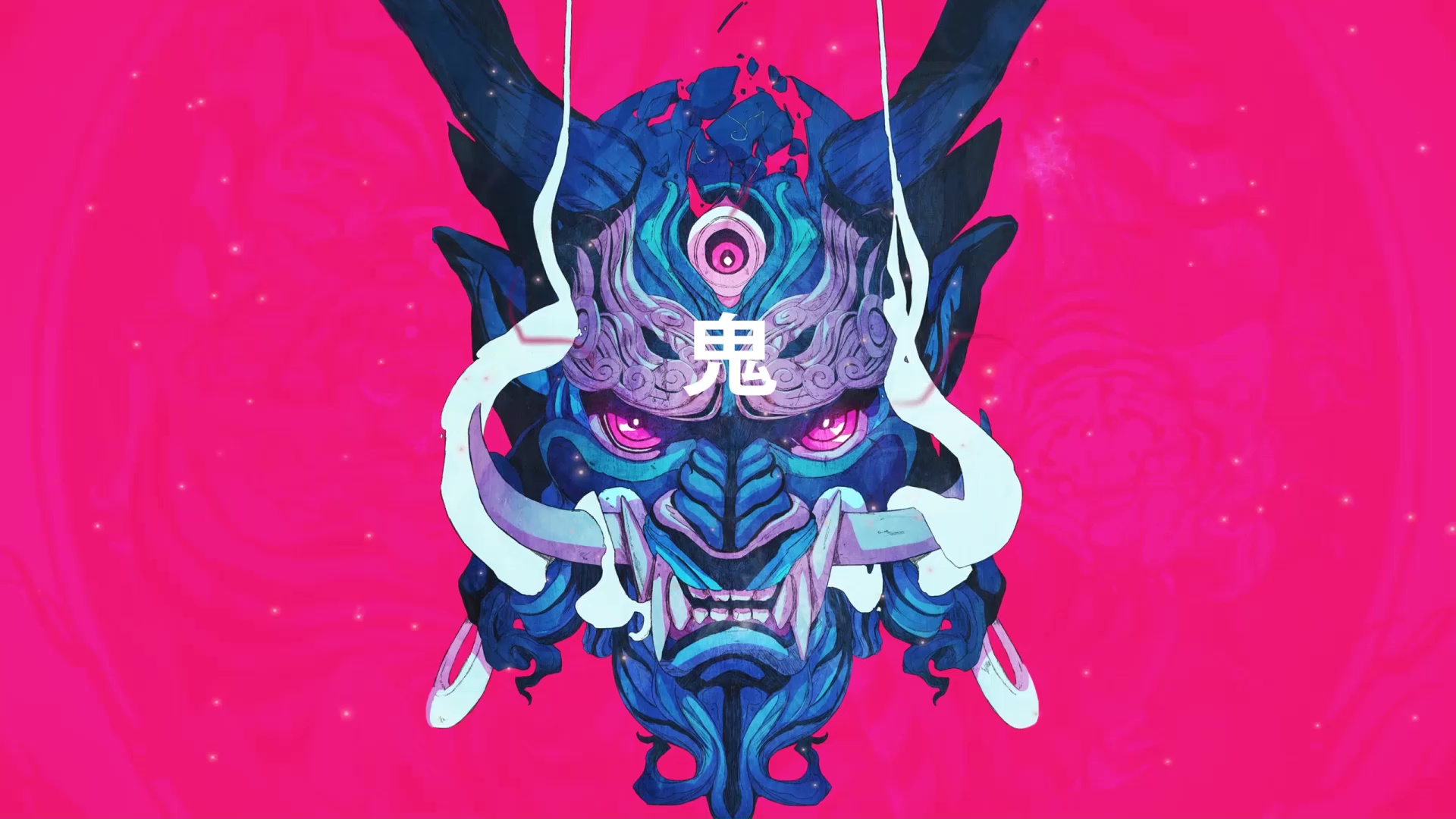 Oni Mask Live Wallpaper - MoeWalls