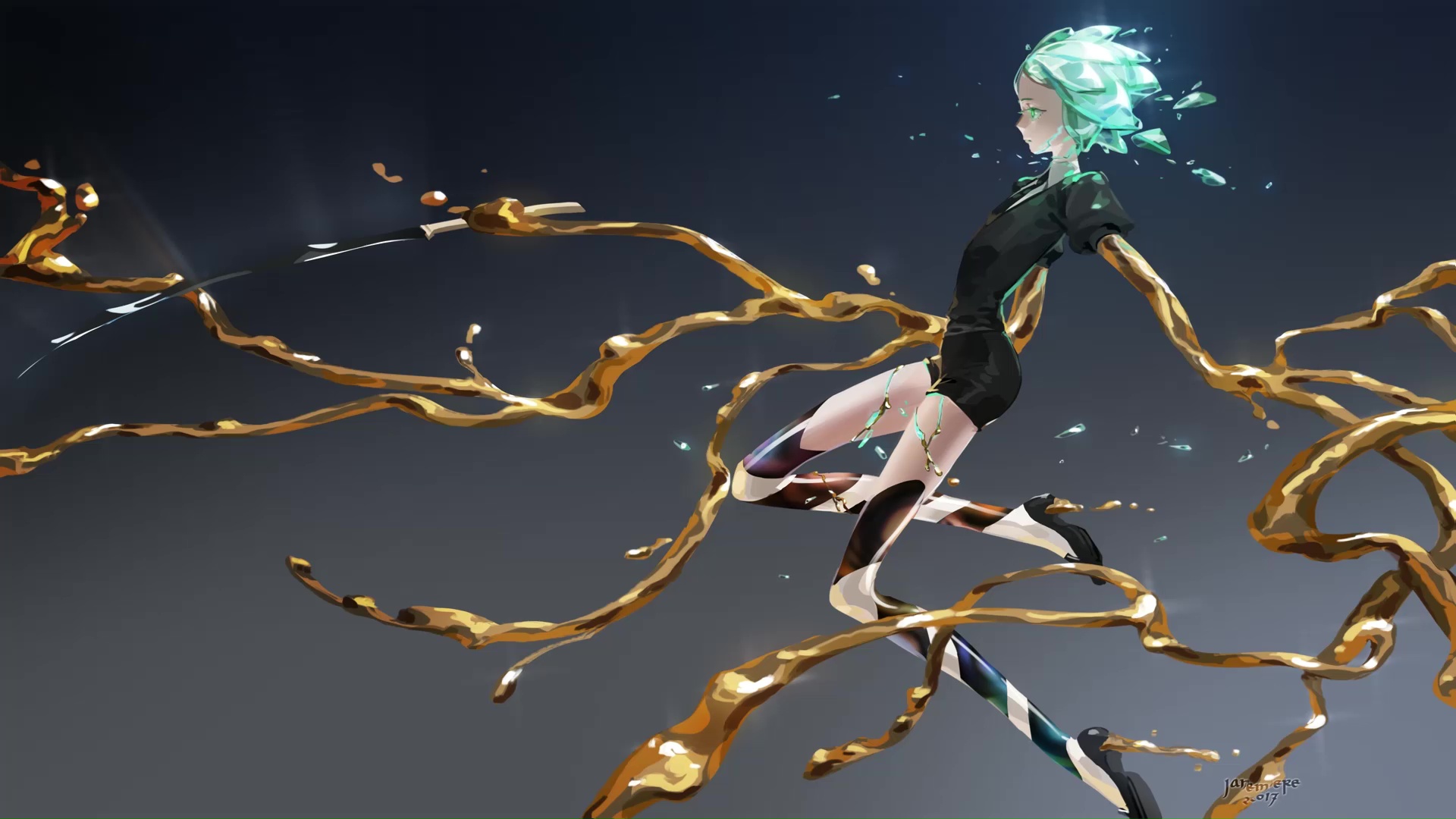 Phosphophyllite Land Of The Lustrous Live Wallpaper - MoeWalls