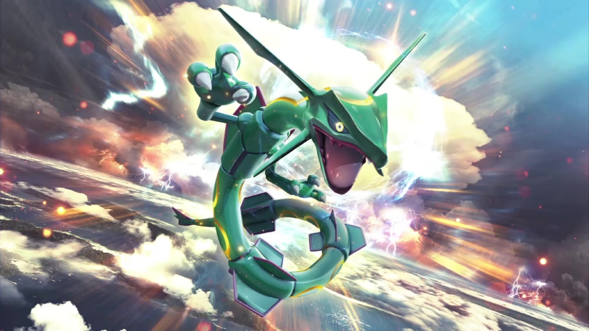 Mega Rayquaza Pokémon 1080P 2k 4k Full HD Wallpapers Backgrounds Free  Download  Wallpaper Crafter