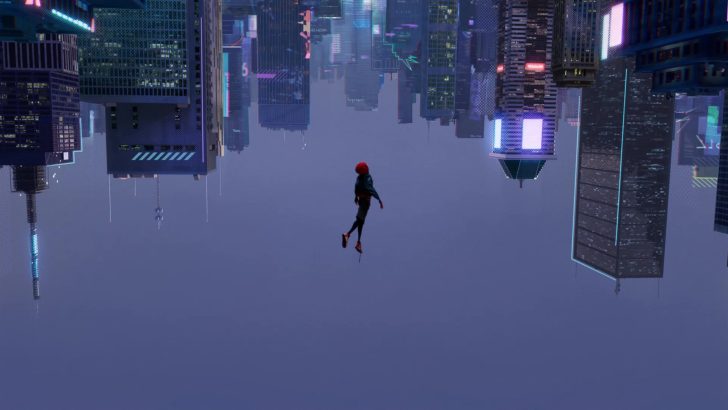 Spider Man Upside Down City Spider-man: Into The Spider-verse Live