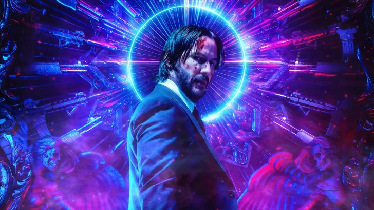 John Wick Neon With Gun, keanu-reeves, john-wick, movies, artist, artwork,  digital-art, HD wallpaper | Peakpx