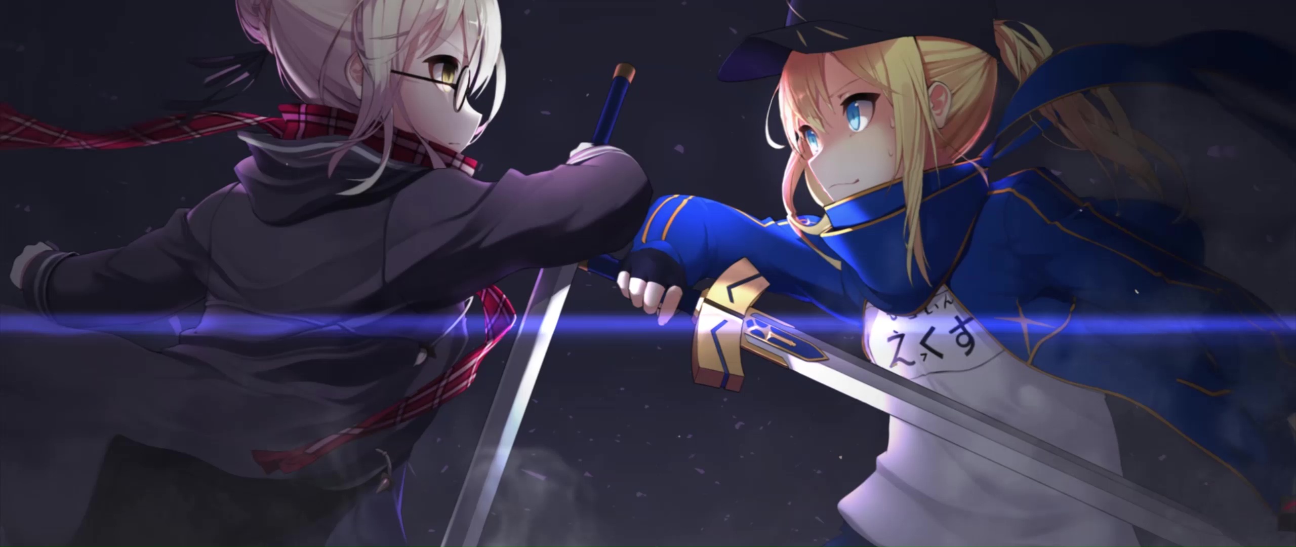 Mysterious Heroine X Vs Saber Fate Grand Order Live Wallpaper - MoeWalls