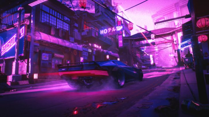 Cyberpunk 2077 Neon Night City Live Wallpaper - MoeWalls