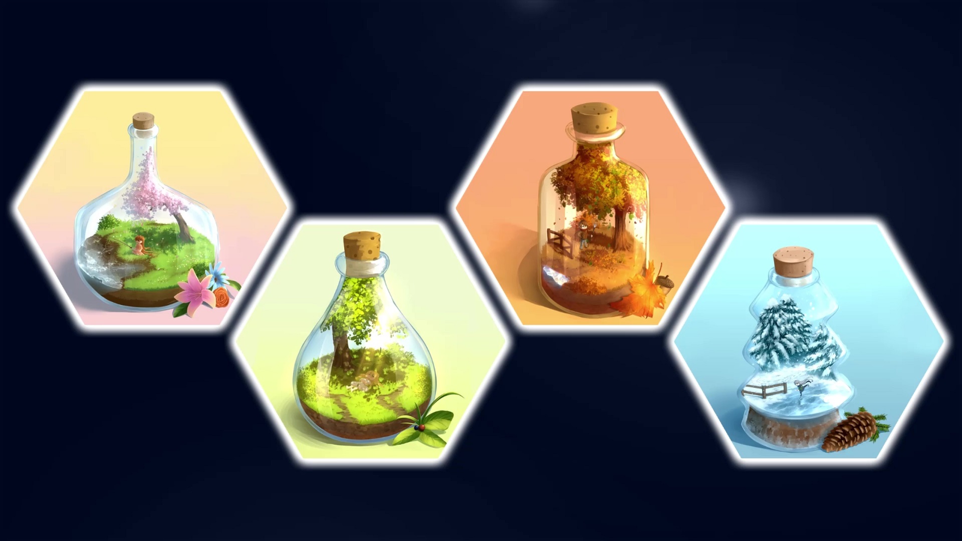 seasons-in-bottle-live-wallpaper-moewalls