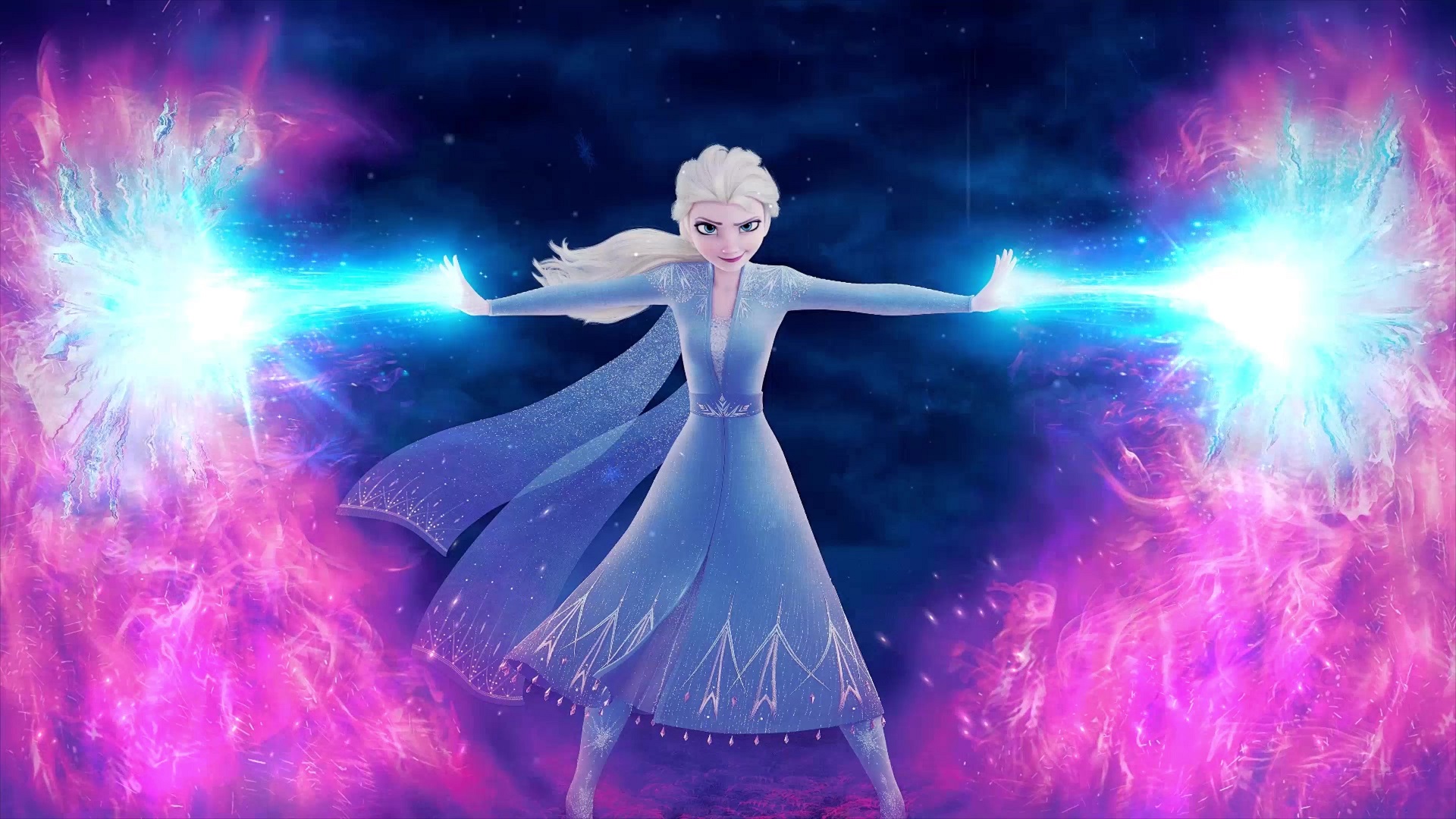 Elsa Power Frozen 2 Live Wallpaper - MoeWalls