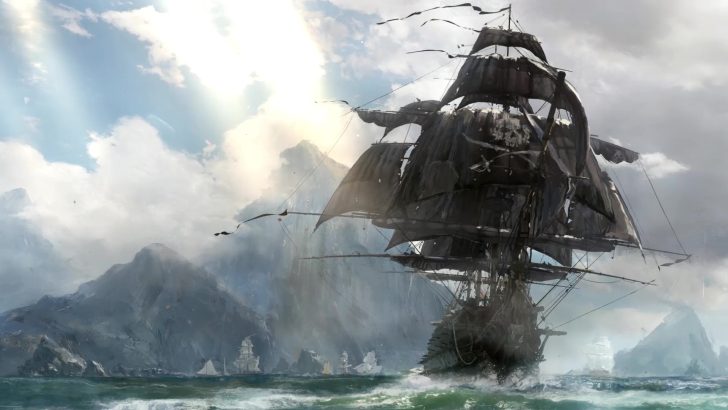 Skull Pirate Flag Live Wallpaper - MoeWalls