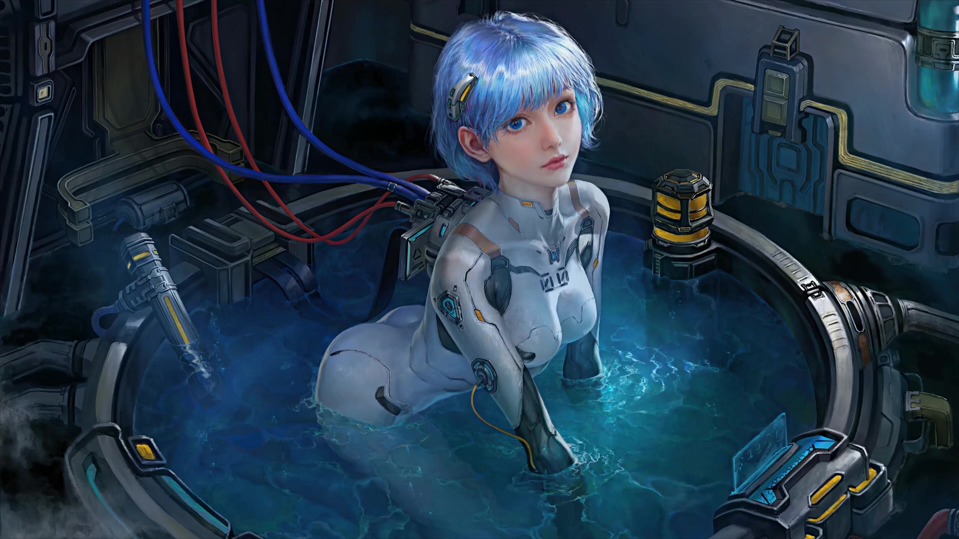 Rei Ayanami Neon Genesis Evangelion Live Wallpaper - MoeWalls