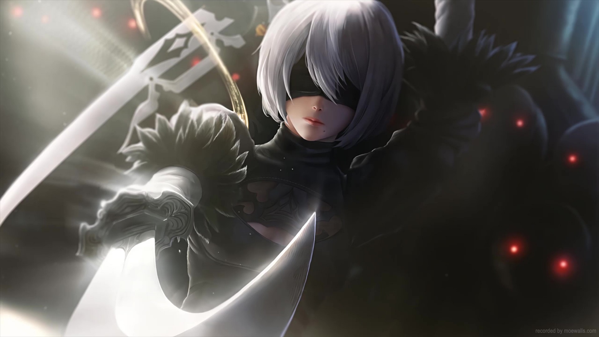 2B Sword NieR: Automata Live Wallpaper - MoeWalls