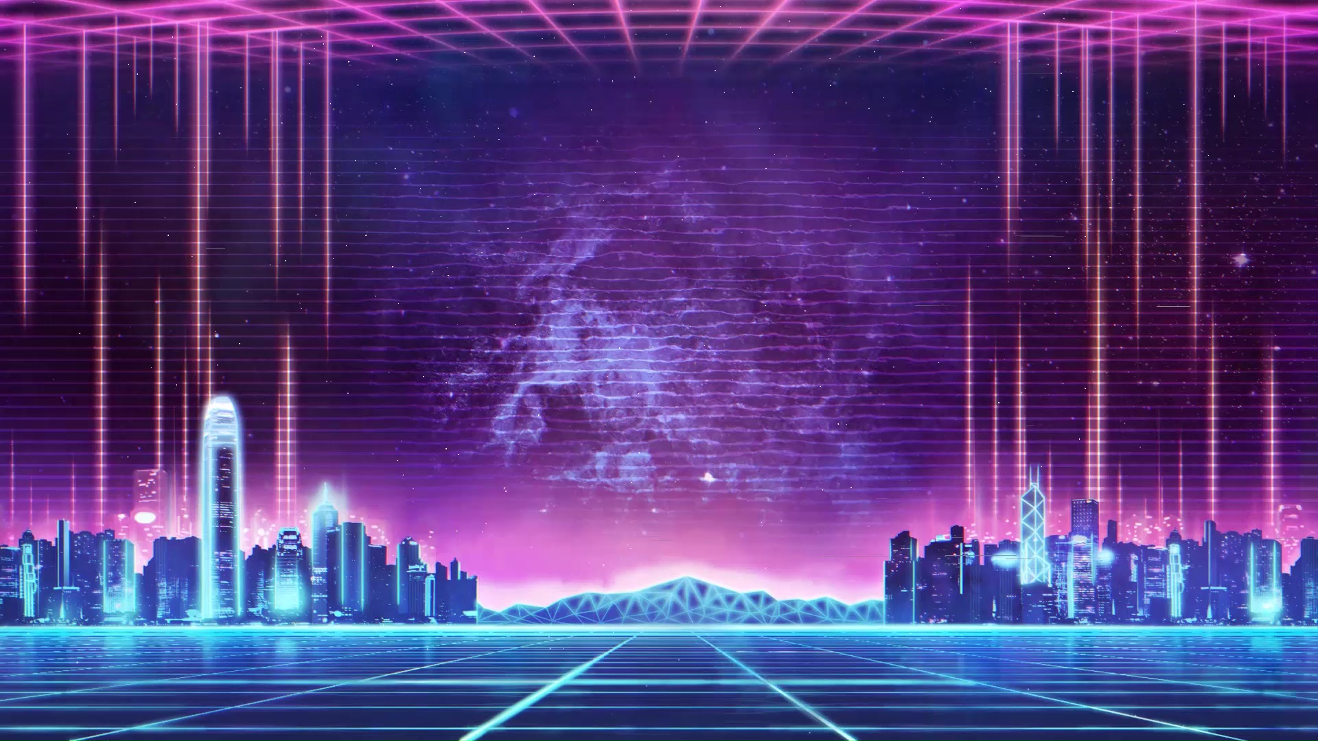 Cyberpunk neon wave фото 5