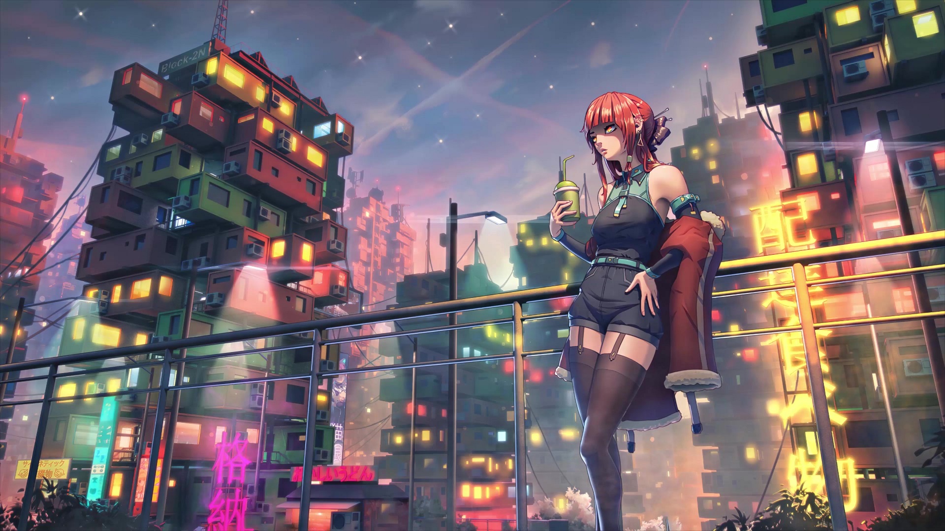 Cyberpunk 4k anime фото 22