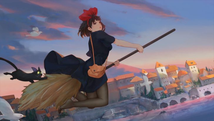 Anime, Kiki's Delivery Service, Cloud, Witch, HD wallpaper | Peakpx