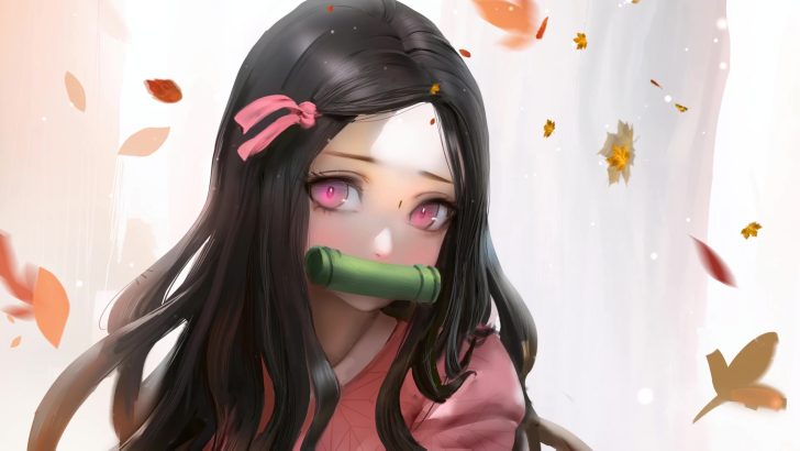 Demon Slayer Nezuko Chibi Wallpaper New Tab