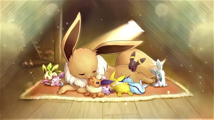 Nap Time Together Pokemon Live Wallpaper - MoeWalls