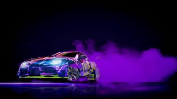 Futuristic Sports Car Racing Live Wallpaper - free download