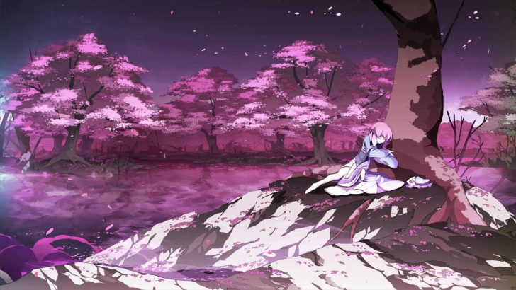 Sakura Blossom, Petals, Scenery, Sky, Cherry, cherry blossom anime  aesthetic HD wallpaper | Pxfuel