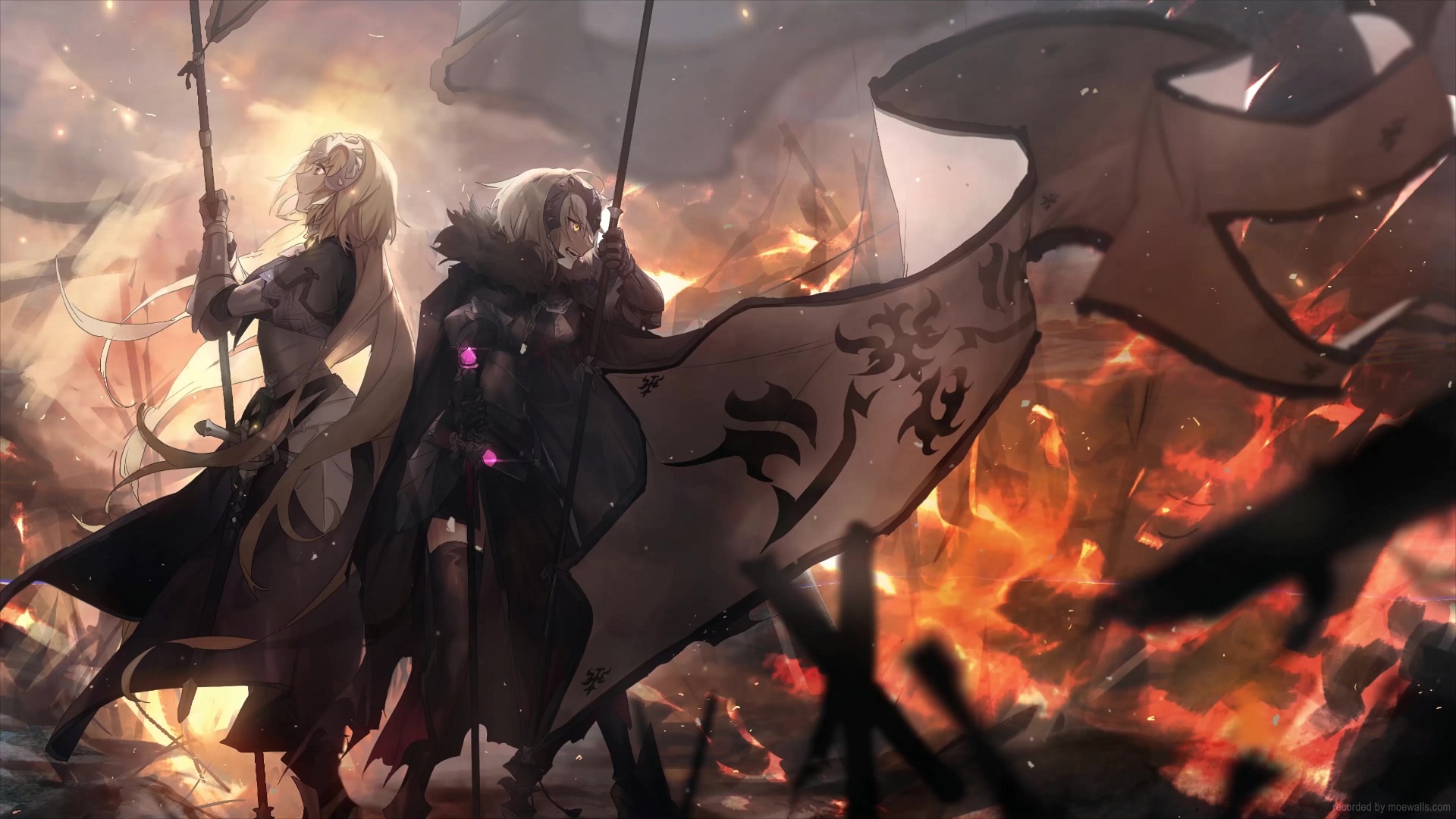 Jeanne D'Arc And Jeanne Alter Fate Grand Order Live Wallpaper - MoeWalls