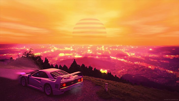 Lone Adventure Retro Wave Wallpaper HD Artist 4K Wallpapers Images  Photos and Background  Wallpapers Den