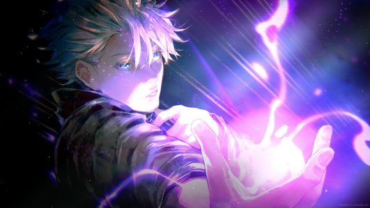 Satoru Gojou Hollow Technique Purple Jujutsu Kaisen Live Wallpaper ...