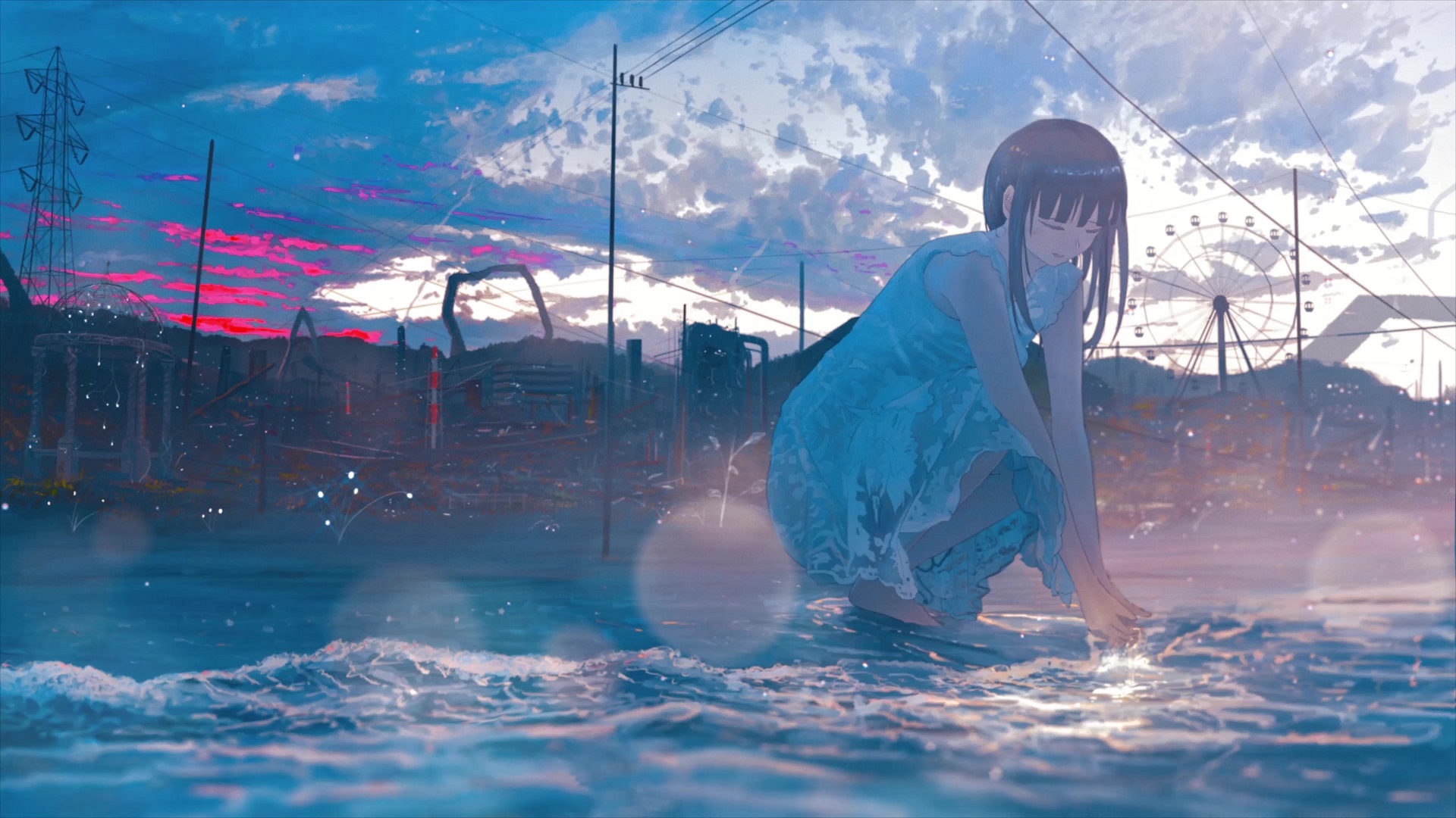 Anime Water Wave Sparkle Glitter Tutorial