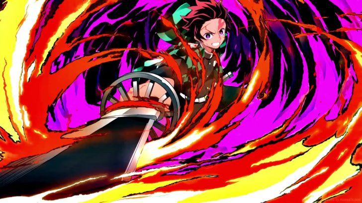 Tanjiro Sun Halo Dragon Kimetsu No Yaiba Live Wallpaper - MoeWalls