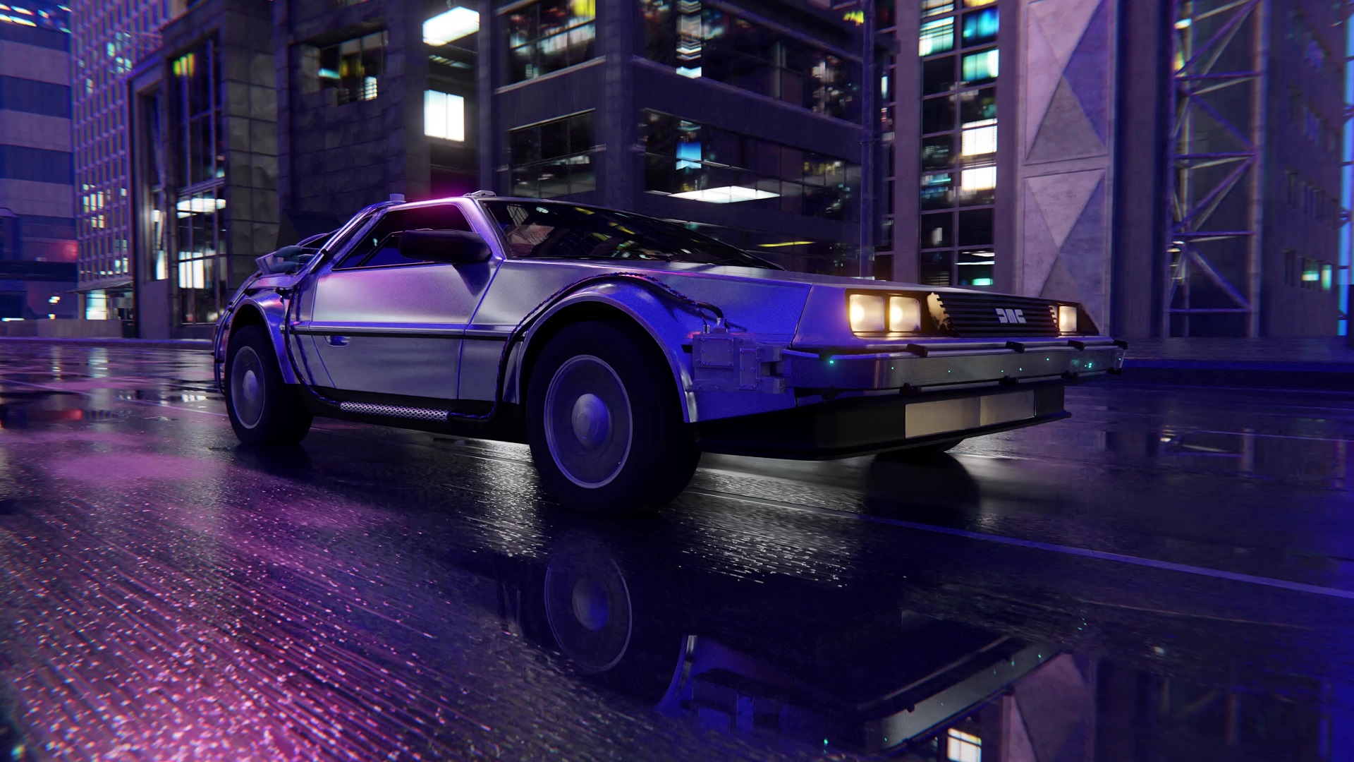 MMD Homura Back to the Future Delorean by Animexcel on DeviantArt