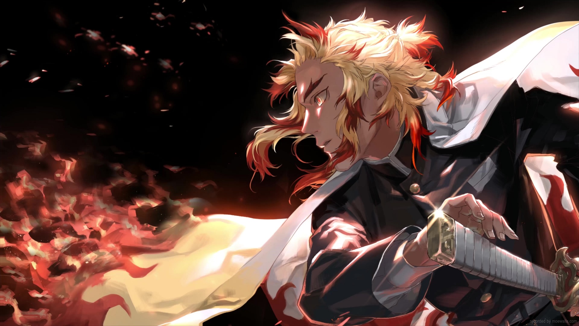 Rengoku Set Your Heart Ablaze Wallpaper