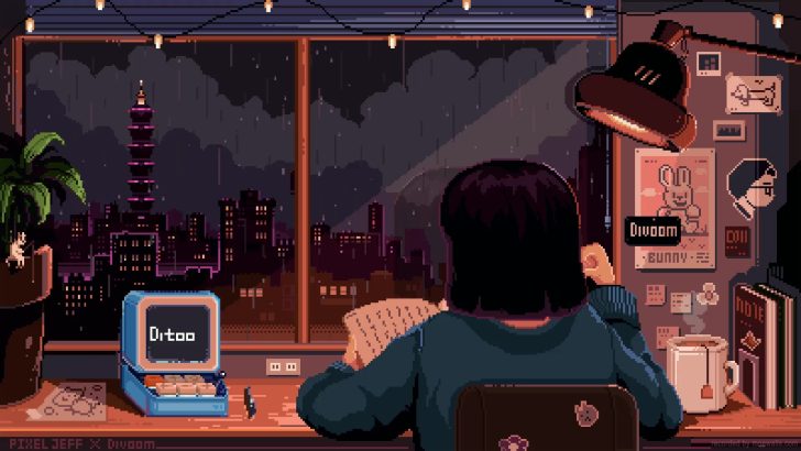 Cat Looking At Cyberpunk City In The Rain Live Wallpaper - MoeWalls on Make  a GIF