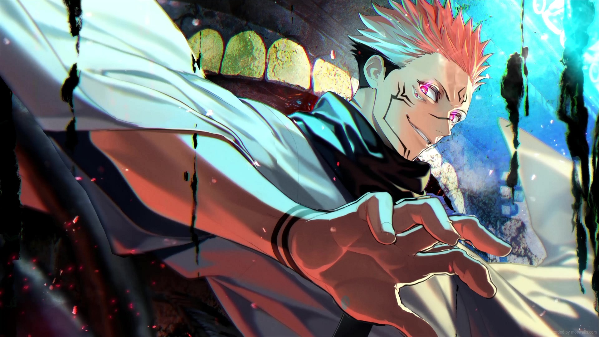 Sukuna Ryoumen God Of Curses Jujutsu Kaisen Live Wallpaper - MoeWalls