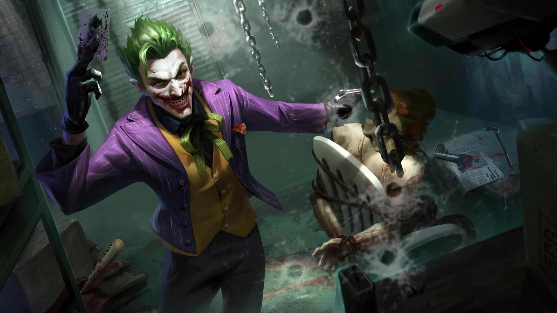 Joker Hostage Live Wallpaper - MoeWalls