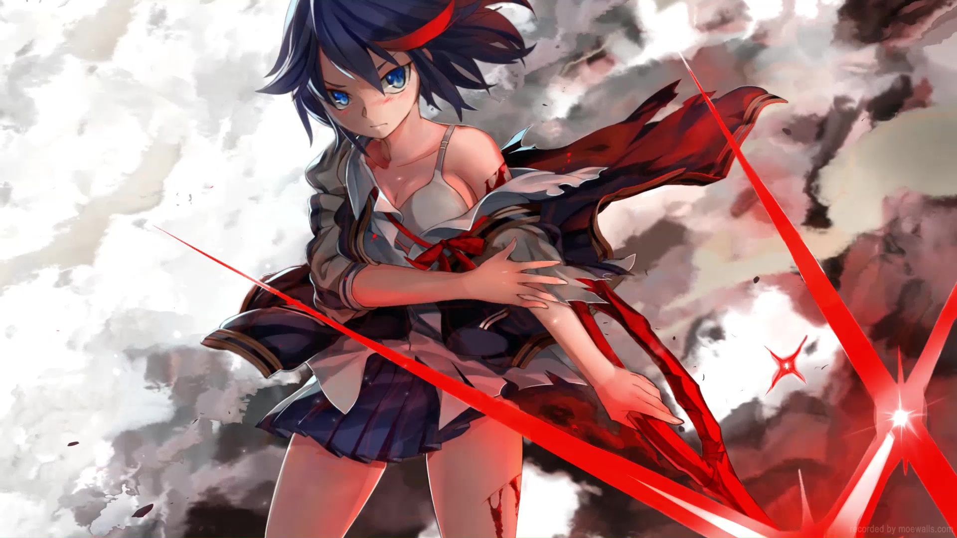 Ryuko Matoi Anime Character Paint By Numbers - BestPaintByNumbers.shop