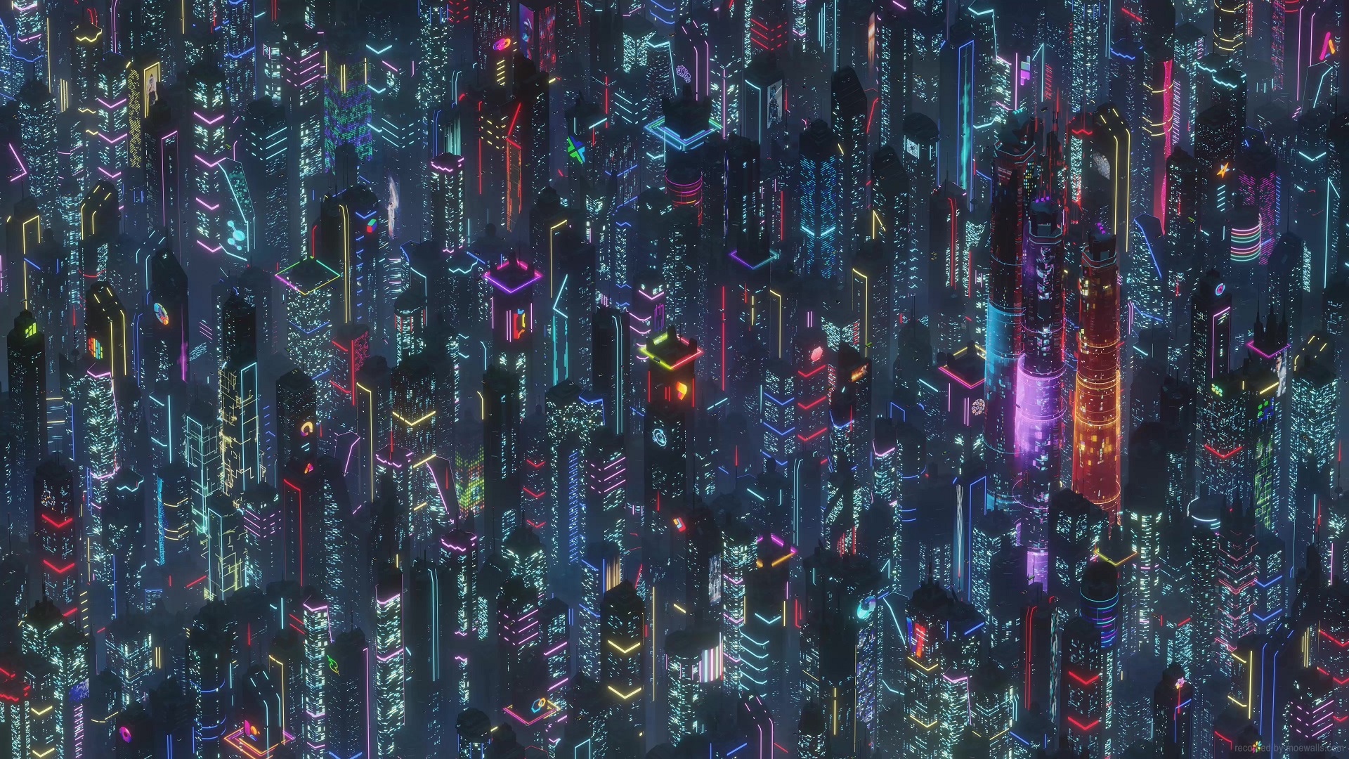 Cyberpunk Megalopolis Live Wallpaper - MoeWalls