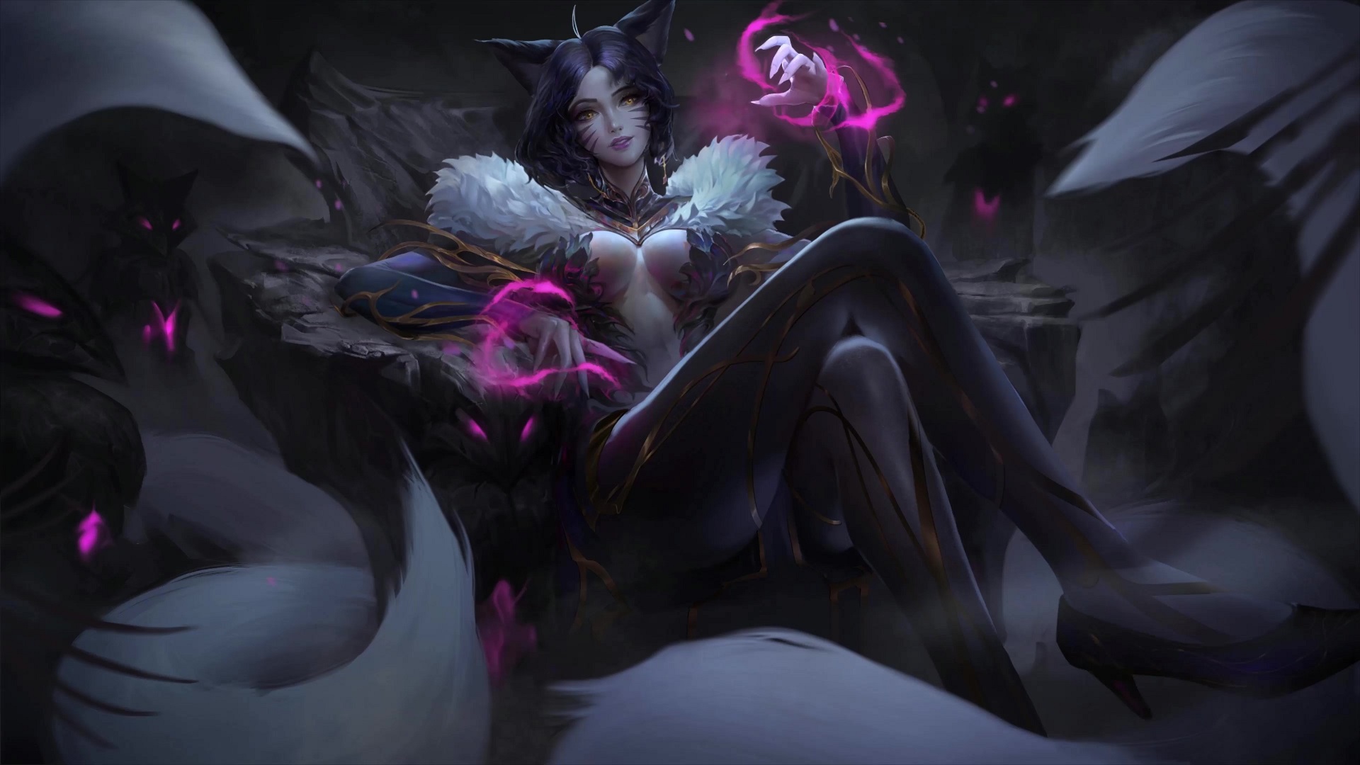 KDA / Ahri  League of legends, Live wallpapers, Gaming wallpapers