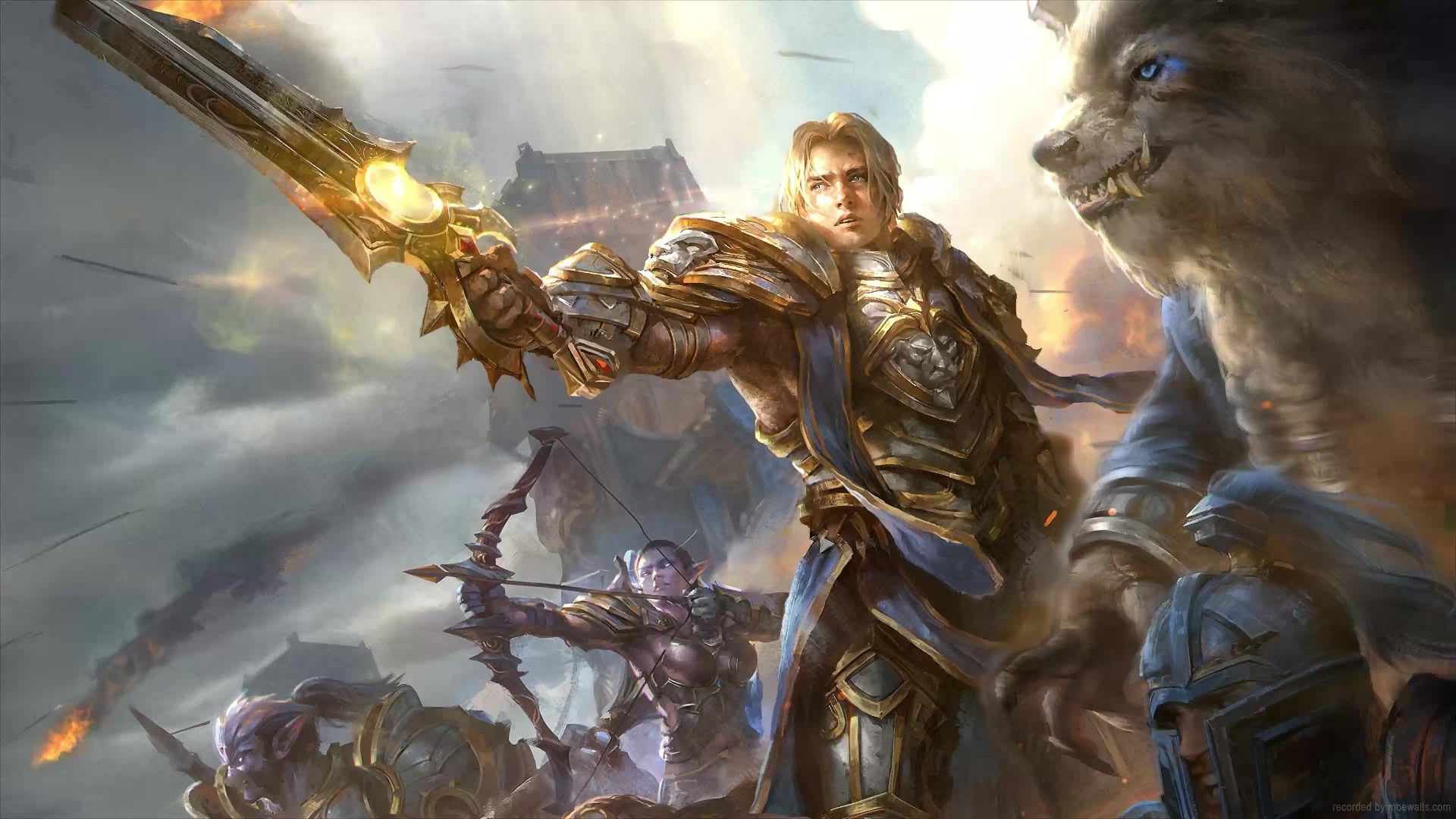 Anduin Wrynn World Of Warcraft Live Wallpaper - MoeWalls