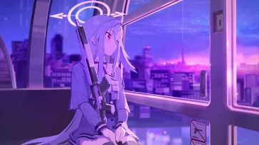 4K Anime Purple Evening Sky  Relaxing Live Wallpaper  1 Hour Screensaver   Infinite Loop   YouTube