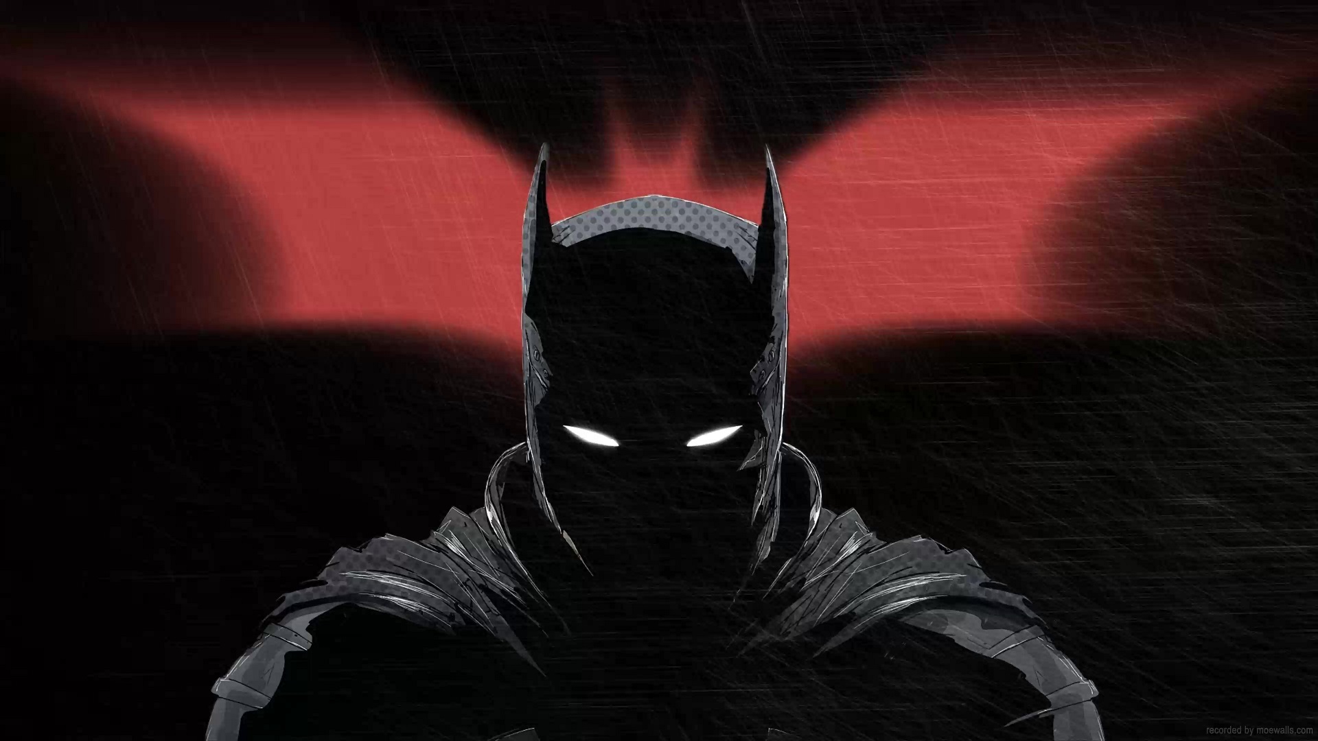 The Batman Monochrome Live Wallpaper - MoeWalls