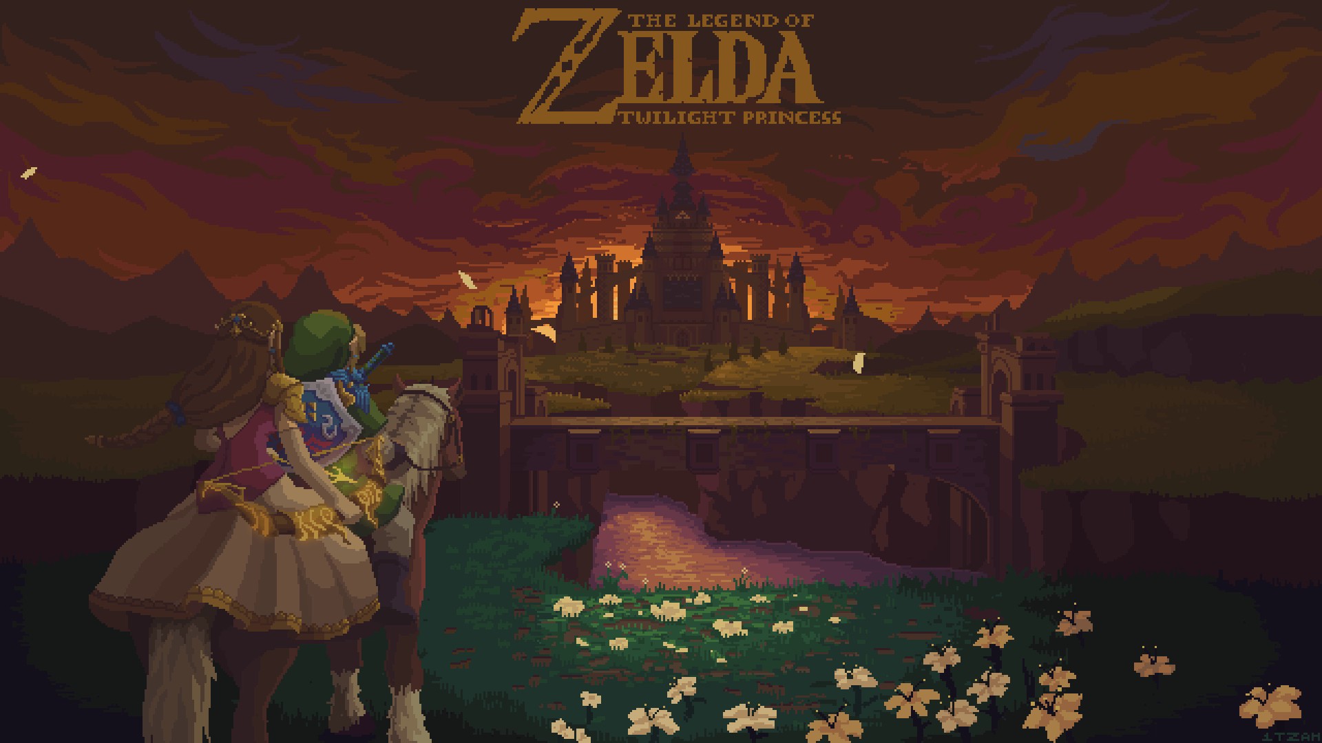 The Legend Of Zelda Twilight Princess Pixel Live Wall - vrogue.co