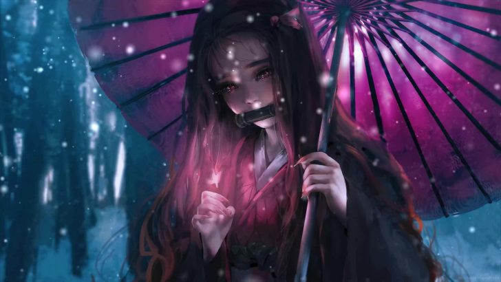 Nezuko Awakened Kimetsu No Yaiba Live Wallpaper - MoeWalls