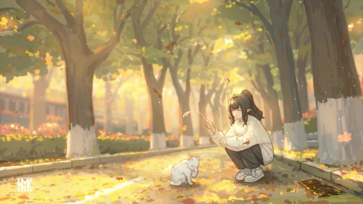 Anime autumn - Free animated GIF - PicMix